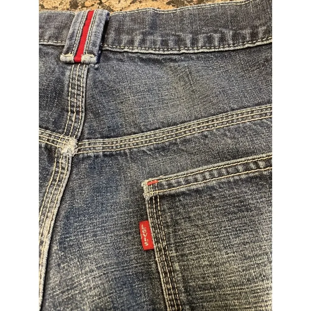 Levi's VINTAGE 1990s RED TAB‎ Jean Shorts Size 34 Triple Stitched